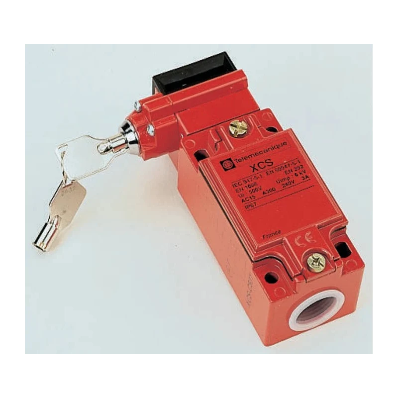 Telemecanique Sensors ATEX Safety Interlock Switch with Keyed Actuator Zinc Alloy Housing XCSC702EX