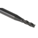 Dormer End Mill 2 mm Cutter Diameter Solid Carbide 3 mm Shank 6 mm Cut Length S9042.0