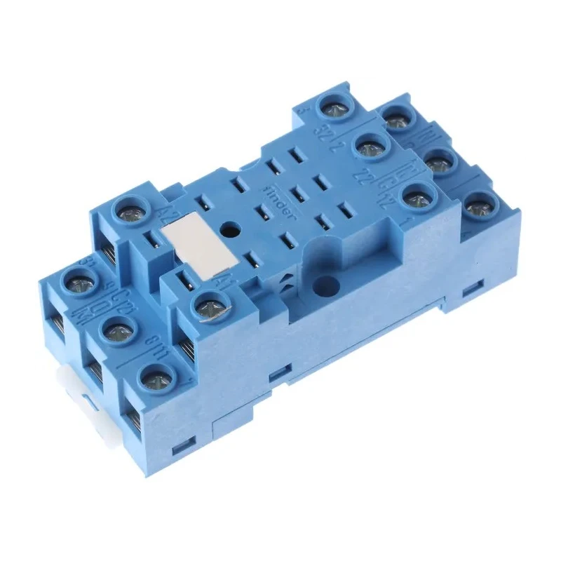 Finder 11 Way 250V AC DIN Rail Relay Socket with Screw Terminal, 10A Current, Model 94.73SMA