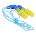 3M E.A.R Ultrafit X Series Blue Yellow Reusable Corded Ear Plugs 33 dB Rating UF-01-014