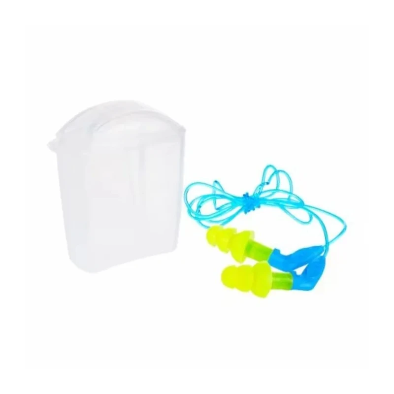 3M E.A.R Ultrafit X Series Blue Yellow Reusable Corded Ear Plugs 33 dB Rating UF-01-014