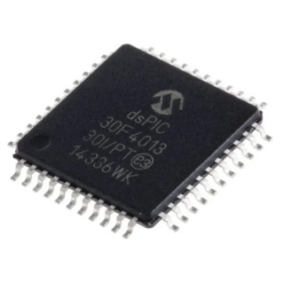 Microchip dsPIC30F 16-bit Digital Signal Processor 30 MIPS 48kB FLASH 44-Pin TQFP 