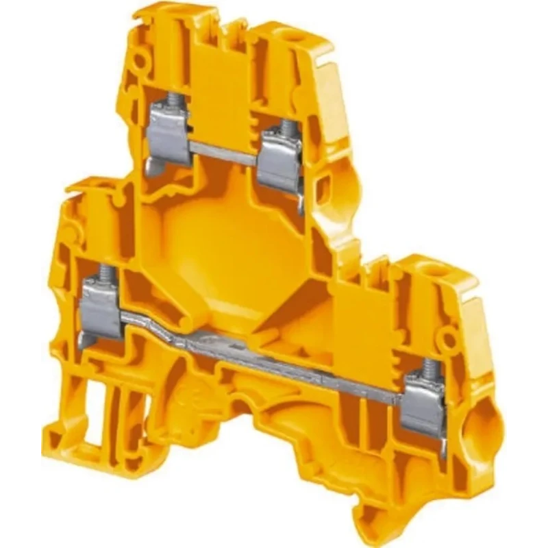 Entrelec Double Level Terminal Block ZS6-D2 Series Orange, 6mm² Cable CSA, 2-Level, Screw, ATEX 1SNK506230R0000