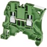 Entrelec ZS6 Series Feed Through Terminal Block Green, 6mm², 2-Level, Screw Termination, 1000V AC, 41A 1SNK506061R0000