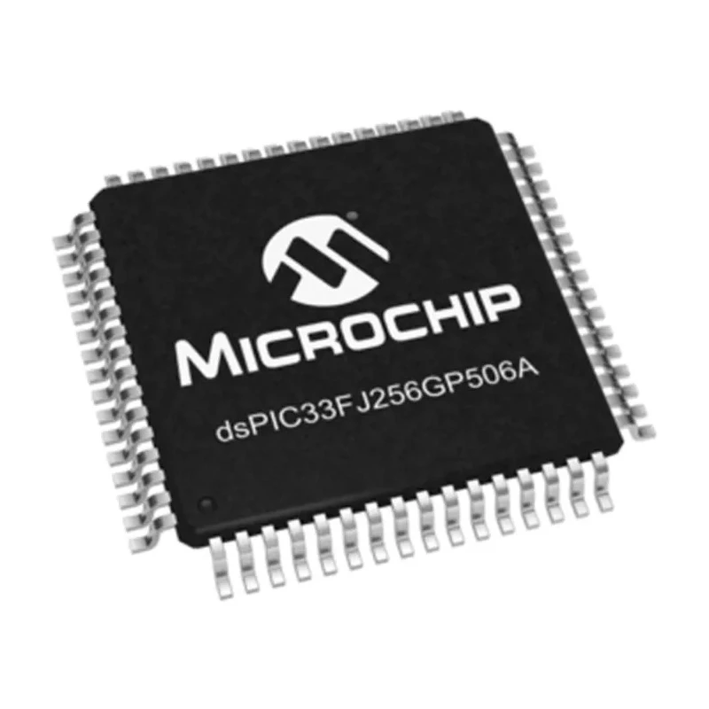 Microchip 16 bit Digital Signal Processor 40 MIPS 256kB FLASH 64-Pin TQFP dsPIC33FJ256GP506A-I/PT