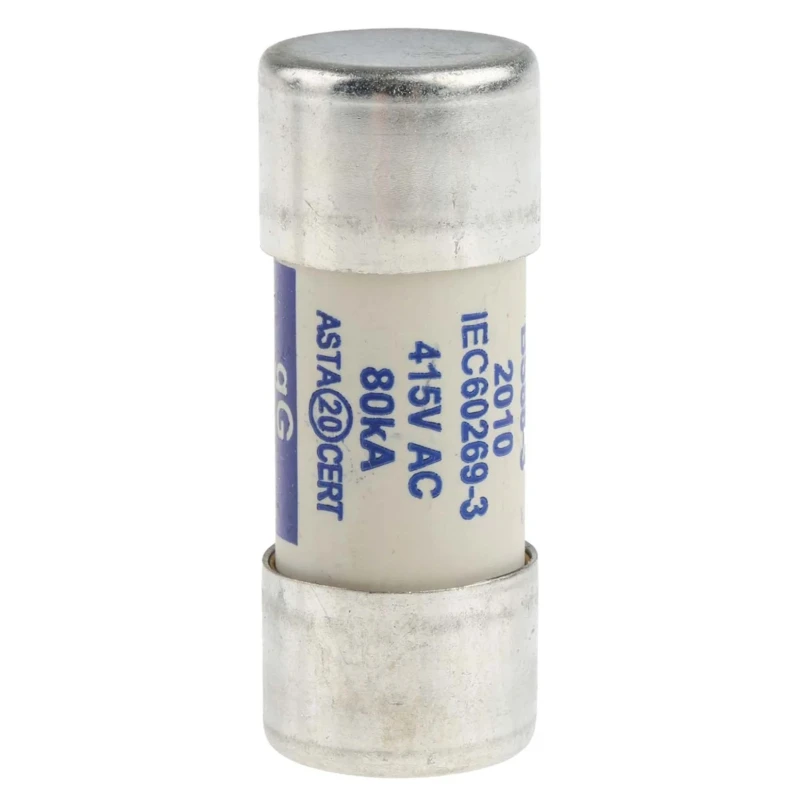 RS PRO 80A Cartridge Fuse 22 x 58 mm 415V AC ME80 BS1361 House Service Fuse Link 667-0346