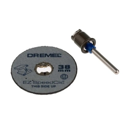Dremel SpeedClic Silicon Carbide Abrasive Disc 38 mm Diameter x 1 mm Thick Coarse Grade Grit 2 2615S406JC