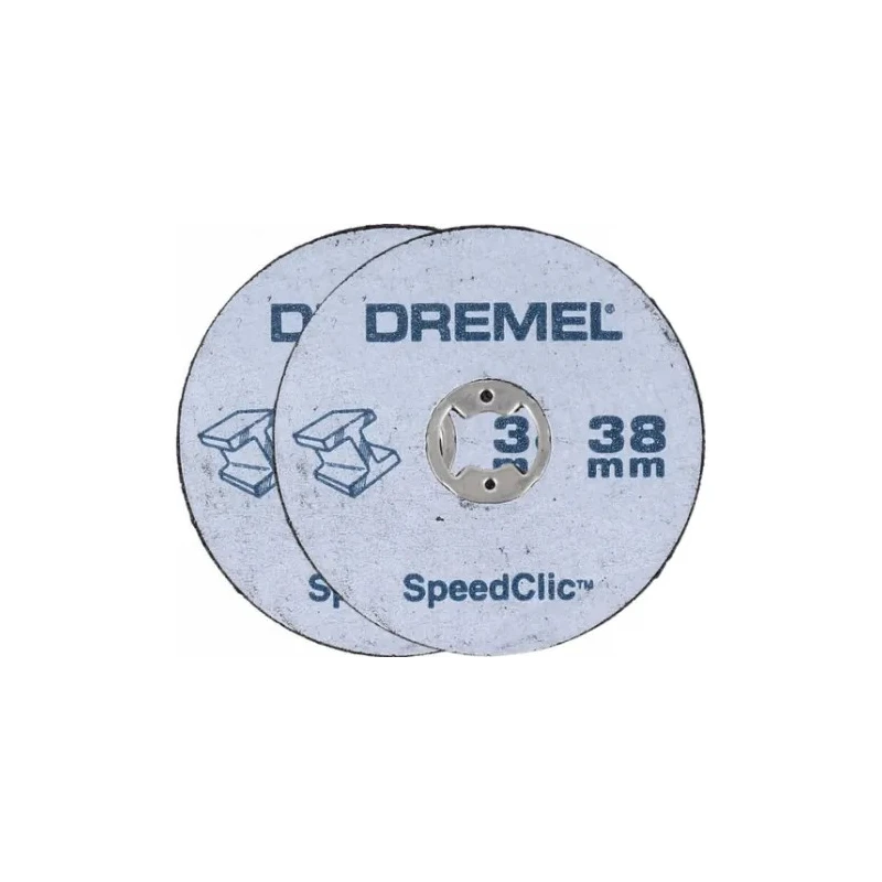 Dremel SpeedClic Silicon Carbide Abrasive Disc 38 mm Diameter x 1 mm Thick Coarse Grade Grit 2 2615S406JC
