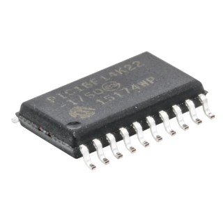Microchip 8-bit PIC18F Microcontroller 64 MHz, 16 kB Flash, 512 bit RAM, 20-Pin SOIC PIC18F14K22-I/SO
