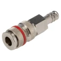 Legris Brass Steel Pneumatic Quick Connect Coupling Female Male 10mm Single Shut Off Valve 667-1724