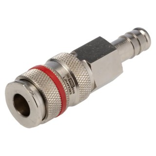 Legris Brass Steel Pneumatic Quick Connect Coupling Female Male 10mm Single Shut Off Valve 667-1724