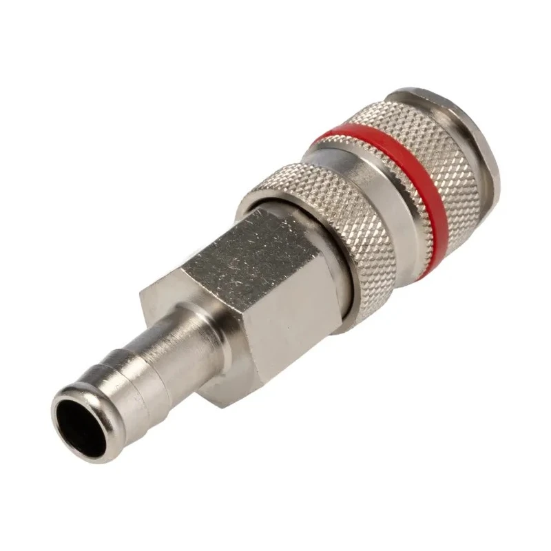 Legris Brass Steel Pneumatic Quick Connect Coupling Female Male 10mm Single Shut Off Valve 667-1724