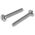 RS PRO Slot Pan Steel Machine Screw 25 mm M4 560-029