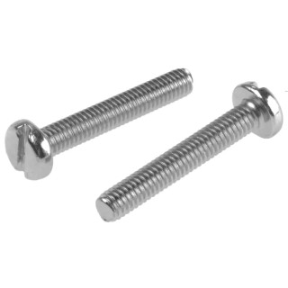 RS PRO Slot Pan Steel Machine Screw 25 mm M4 560-029