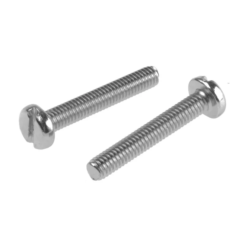RS PRO Slot Pan Steel Machine Screw 25 mm M4 560-029