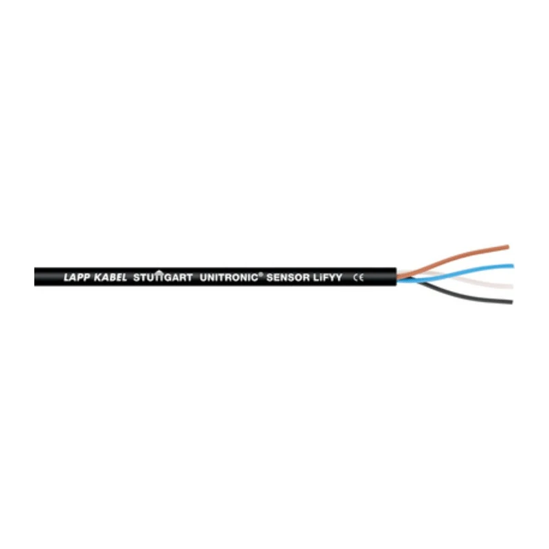 Lapp LiY-11Y Control Cable, 5 Cores 23 AWG, Unscreened, 50 m, Black Polyvinyl Chloride Sheath 7038862