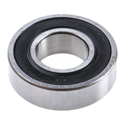 SKF Single Row Deep Groove Ball Bearing 15 mm ID, 32 mm OD, 9 mm Width, Sealed C3 Clearance 6002-2RSH/C3