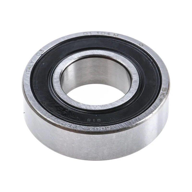 SKF Single Row Deep Groove Ball Bearing 15 mm ID, 32 mm OD, 9 mm Width, Sealed C3 Clearance 6002-2RSH/C3