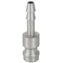 RS PRO Brass Pneumatic Quick Connect Coupling Single Shut Off Female Male 6mm Hose Barb 35 bar 100°C 667-1866