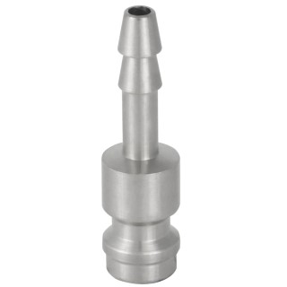 RS PRO Brass Pneumatic Quick Connect Coupling Single Shut Off Female Male 6mm Hose Barb 35 bar 100°C 667-1866
