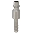 RS PRO Steel Pneumatic Quick Connect Coupling Hose Barb Female and Male 10mm 35 bar Operating Pressure 667-1888