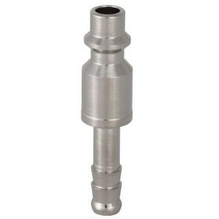 RS PRO Steel Pneumatic Quick Connect Coupling Hose Barb Female and Male 10mm 35 bar Operating Pressure 667-1888