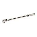 Bahco Click Torque Wrench 100 to 500 Nm Square Drive 19.05 mm Fixed Ratchet Head Chrome Finish 870mm Overall Length 7455-500