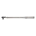 Bahco Click Torque Wrench 100 to 500 Nm Square Drive 19.05 mm Fixed Ratchet Head Chrome Finish 870mm Overall Length 7455-500