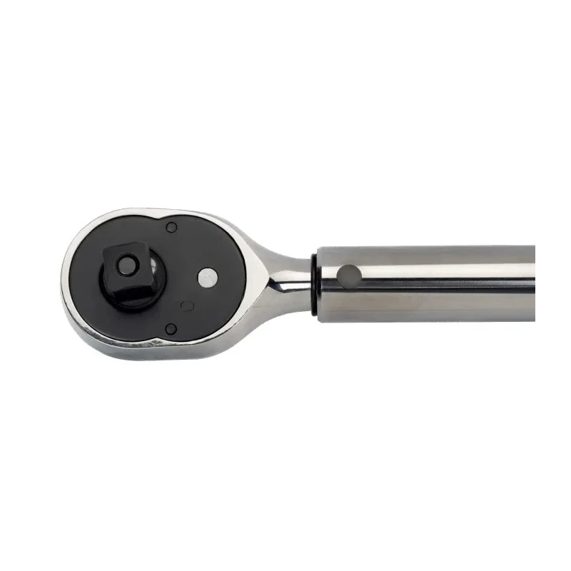 Bahco Click Torque Wrench 100 to 500 Nm Square Drive 19.05 mm Fixed Ratchet Head Chrome Finish 870mm Overall Length 7455-500
