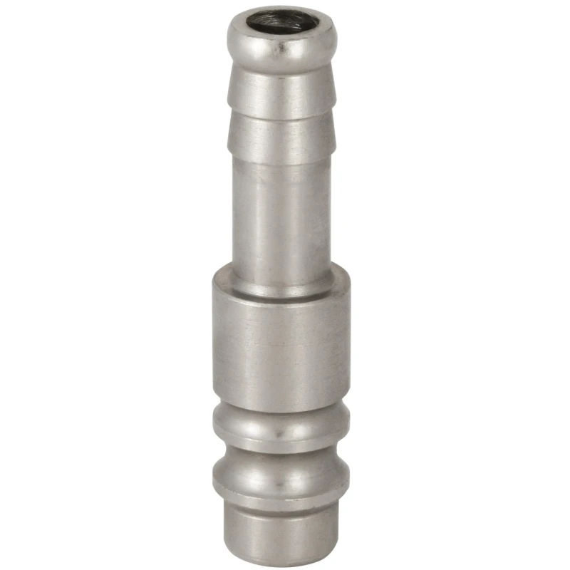 RS PRO Steel Pneumatic Quick Connect Coupling, Female and Male, 6mm Hose Barb, Nickel Plated, Series 25 667-1954