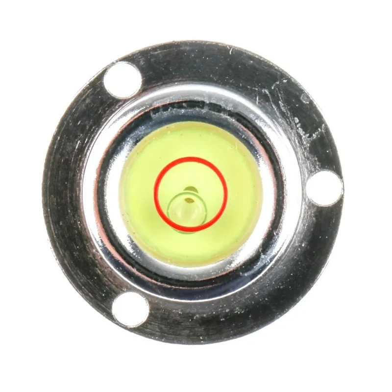 RS PRO 25 mm Metal Frame Bulls Eye Spirit Level with Single Vial, Accuracy ±2 mm/m, Height 10mm 667-3913