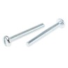 RS PRO Slot Pan Steel Machine Screw 40 mm M5 560-108