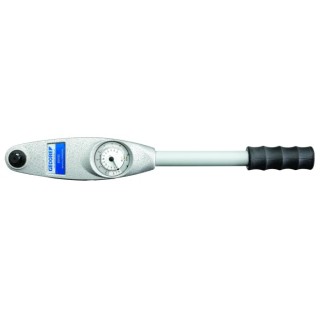 MHH Engineering Dial Torque Wrench, 2.4 to 12 Nm Torque Range, 3/8 in Square Drive, 244mm Length, ±3% Accuracy 010160A85040