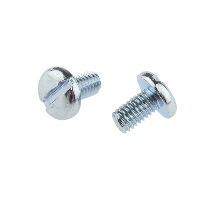 RS PRO Slot Pan Steel Machine Screw 10 mm M6 Passivated Zinc Plated 560-114