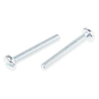 RS PRO Slot Pan Steel Machine Screw 40 mm M6 560-164