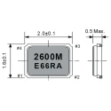 Epson 24 MHz Crystal ±10 ppm Surface Mount 4-Pin 0.5 mm Height 2 mm Length 1.6 mm Width Q22FA1280002212