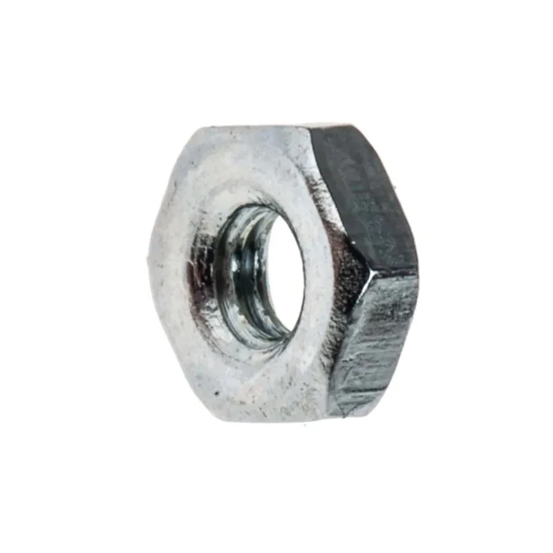 RS PRO Bright Zinc Steel Hex Nut M2 DIN 934 1.60mm Height 560-271