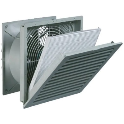 Pfannenberg PF 67.000 Series Filter Fan 230V AC 945 m³/h Filtered Air Flow 2125 m³/h Unimpeded Air Flow 320 mm x 320 mm IP55