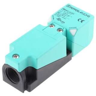 Pepperl + Fuchs Block Inductive Proximity Sensor M20 x 1.5 Thread Size NPN Output 3V Supply 40mm Detection IP69K NBN40-U1-E0