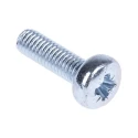 RS PRO Pozidriv Pan Steel Machine Screw 10 mm M3 560-596