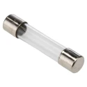 RS PRO 1A F Glass Cartridge Fuse 6.3 x 32 mm, Fast Acting, 250V AC, Glass Body 668-6023