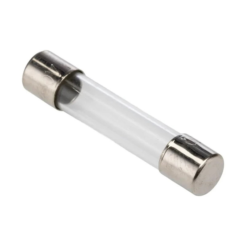 RS PRO 1A F Glass Cartridge Fuse 6.3 x 32 mm, Fast Acting, 250V AC, Glass Body 668-6023