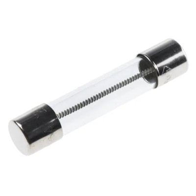 RS PRO 1.6A T Glass Cartridge Fuse 6.3 x 32 mm 250V AC Time Delay 668-6076