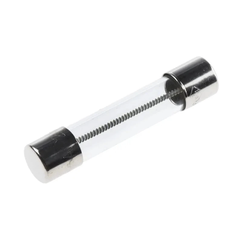 RS PRO 1.6A T Glass Cartridge Fuse 6.3 x 32 mm 250V AC Time Delay 668-6076