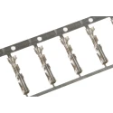 TE Connectivity AMPMODU MOD I Series Female Crimp Terminal, 22 AWG Min Crimp, 18 AWG Max, Tin Plated, Phosphor 280702-1