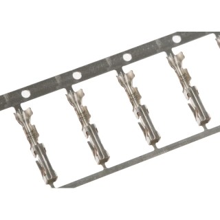 TE Connectivity AMPMODU MOD I Series Female Crimp Terminal, 22 AWG Min Crimp, 18 AWG Max, Tin Plated, Phosphor 280702-1