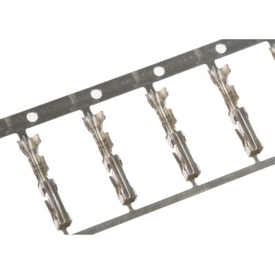 TE Connectivity AMPMODU MOD I Series Female Crimp Terminal, 22 AWG Min Crimp, 18 AWG Max, Tin Plated, Phosphor 280702-1