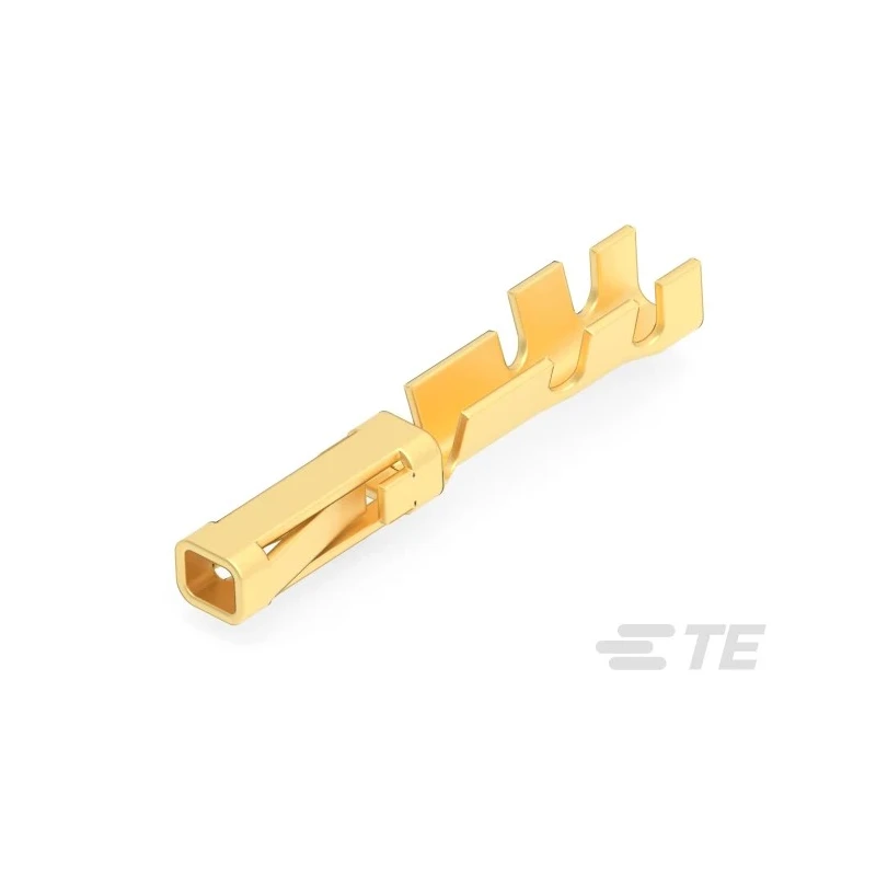 TE Connectivity Female Crimp Terminal for AMPMODU MOD II Series, 3A, 26 to 22 AWG, Gold Plated, Phosphor Bronze 280530-1