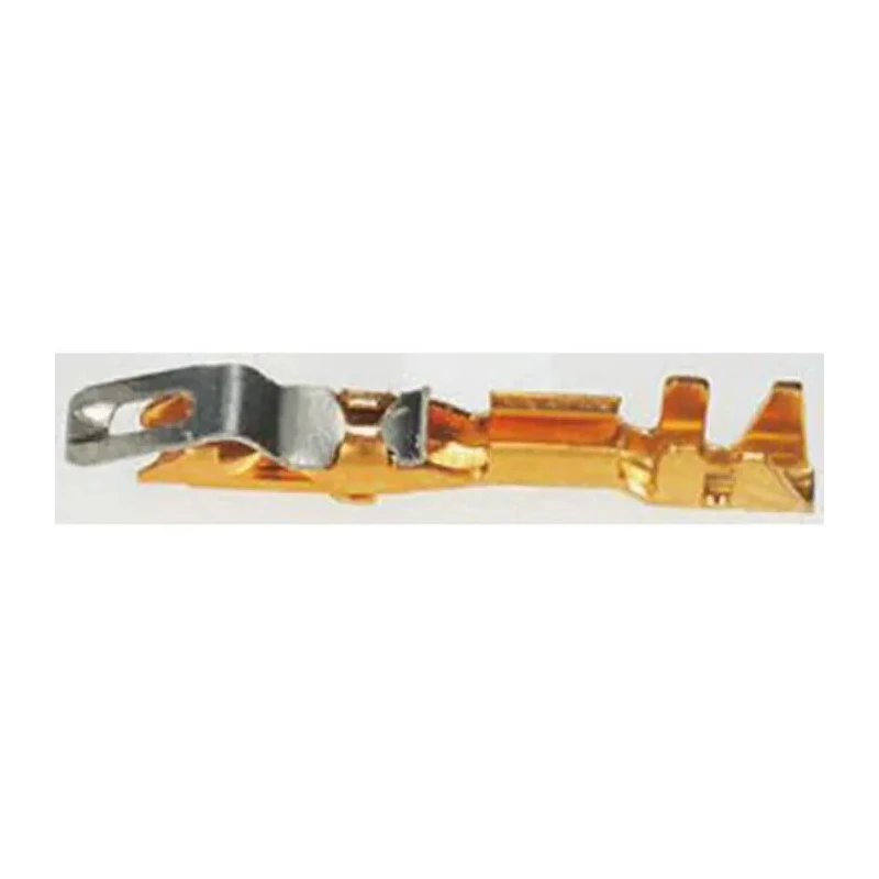 TE Connectivity AMPMODU Series Female Crimp Terminal 3A Current, Gold Plating, 18.59mm Length 87124-1