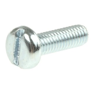RS PRO Slot Pan Steel Machine Screw 10 mm M3 560-760